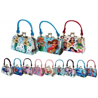 Lipstick Case - Cartoon Little Mermaid Print  - 12PCS/PACK - LS-A181